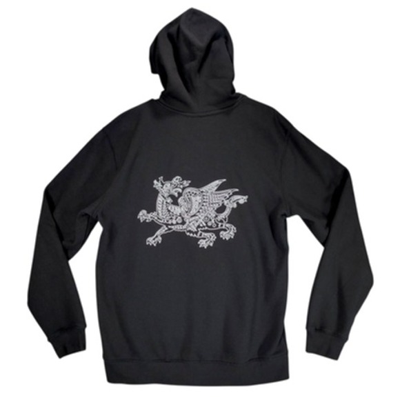 Barnard Griffin Vineyard Hoodie M Men Black Pullover Logo Gryffin Graphic Print - Picture 1 of 10
